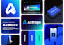 design modern tech, saas logo, app icon, favicon and complete branding kit